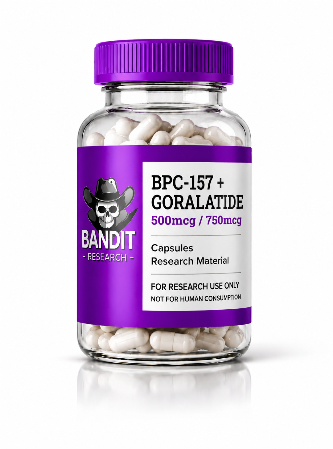 BPC-157 + Goralatide Capsules (Ac-SDKP) - 500mcg / 750mcg, 60 Count